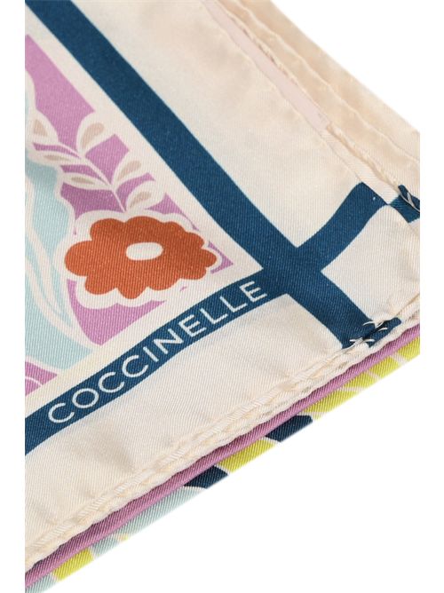 Foulard in seta con stampa floreale Coccinelle | E7UY3380101M72