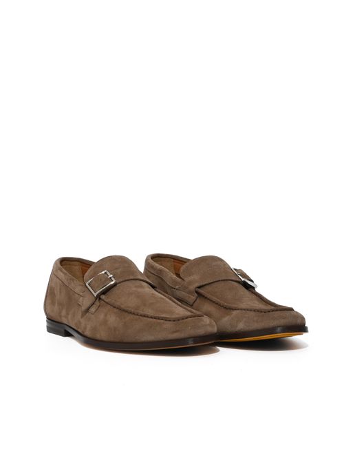 Mocassino monofibbia Adler in suede Marrone DOUCAL'S | DU3524NORWUZ009MM08