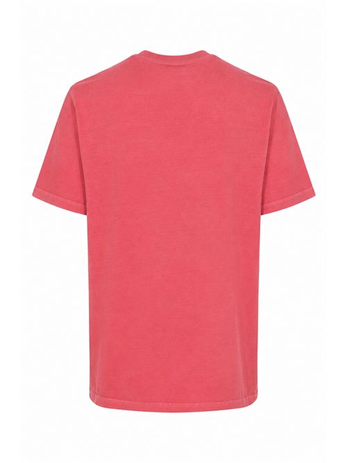 T-shirt in Jersey di cotone effetto used Ciliegia FAY | MPMB352119TZGDR602