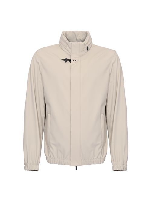 Bomber Corto Travel in Nylon Stretch Beige FAY | NAM1252047SVUWC205