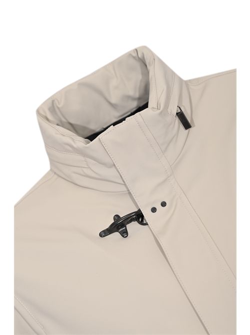 Bomber Corto Travel in Nylon Stretch Beige FAY | NAM1252047SVUWC205