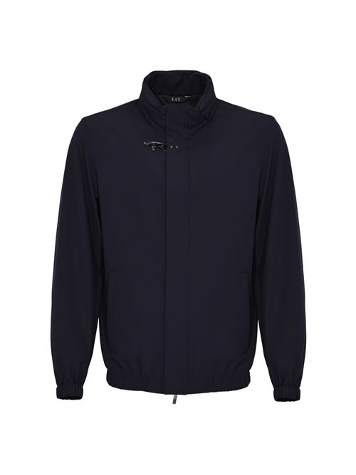 Bomber Corto Travel in Nylon Stretch Blu navy FAY | NAM1252047SVUWU807