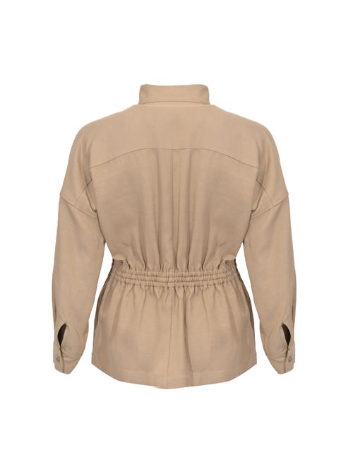 Overshirt in Viscosa e Lino Délavé FAY | NAW04525640ZDSC804