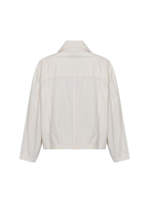 Giubbotto 3 Ganci in tela di cotone e nylon Bianco FAY | NAW1152380TZB4B004