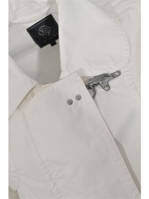 Giubbotto 3 Ganci in tela di cotone e nylon Bianco FAY | NAW1152380TZB4B004