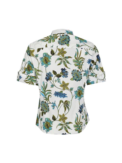 Camicia regular fit in popeline di cotone FAY | NCWA2526000ZGHB001