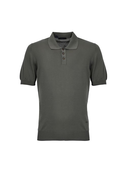 Polo in maglia di cotone Militare FAY | NMMC152172TOHPS410