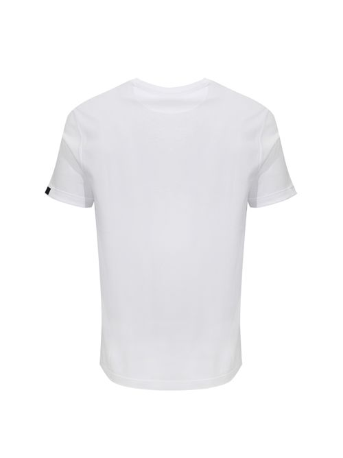 T-shirt regulare fit in jersey di cotone Bianco FAY | NPMB3521330UCXB001