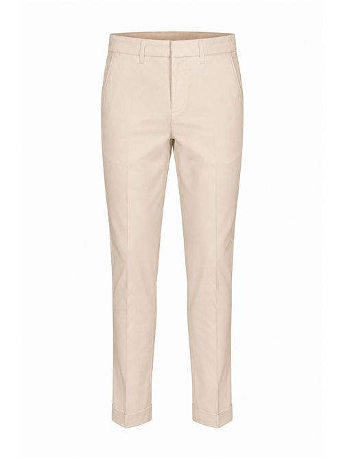 Pantalone Capri con risvolto Beige FAY | NTM8652187TGURC205