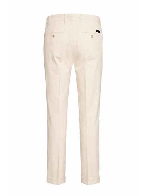 Pantalone Capri con risvolto Beige FAY | NTM8652187TGURC205