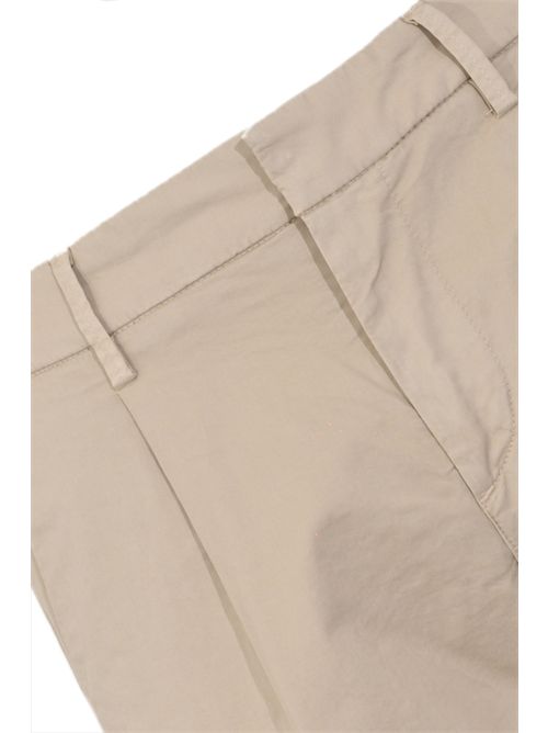 Pantaloni Slim Fit in Gabardine Stretch di cotone Beige FAY | NTM8652189TGURC205