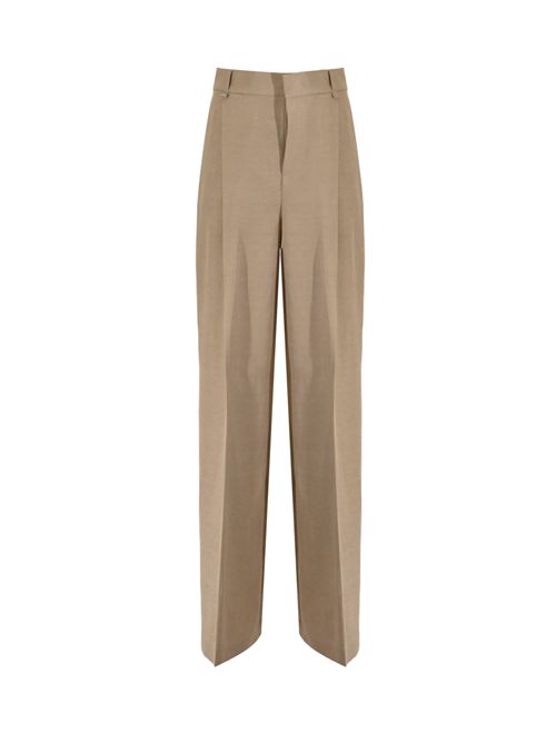 Pantaloni Regular Fit in Gabardine di viscosa e lino FAY | NTW80524940ZDSC804