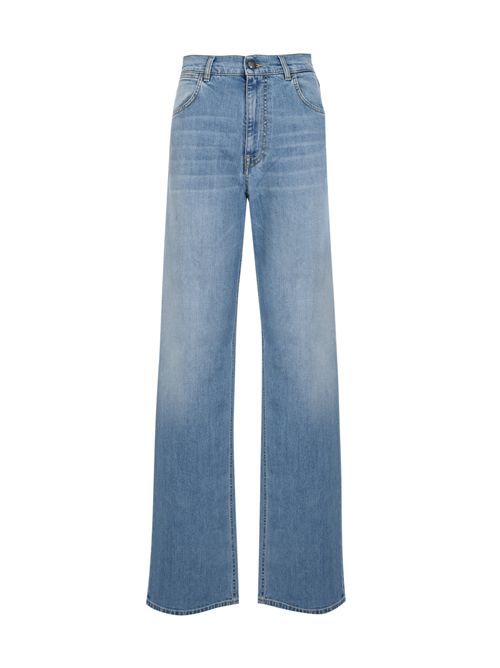 Jeans flare in denim di cotone e lyocell FAY | NTW8252533LZD3U004