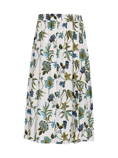 Gonna regular in  popeline di cotone FAY | NXW92525500ZGHB001