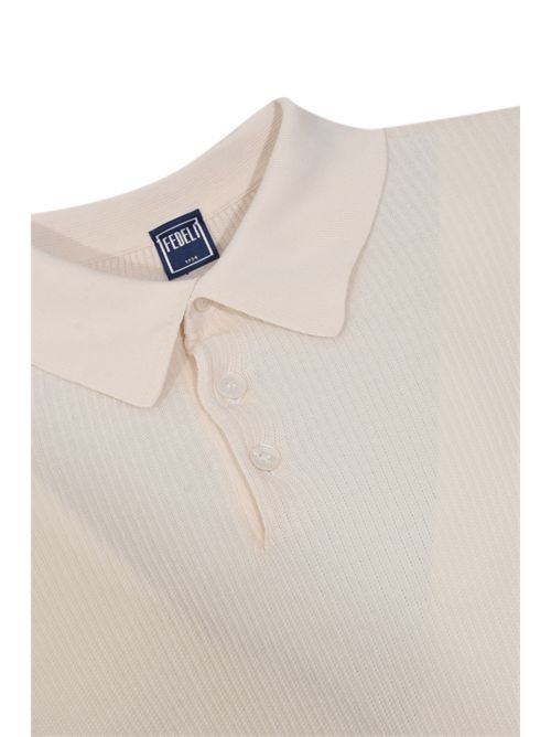 Polo in cotone a costine Linen FEDELI | MU0D58520130