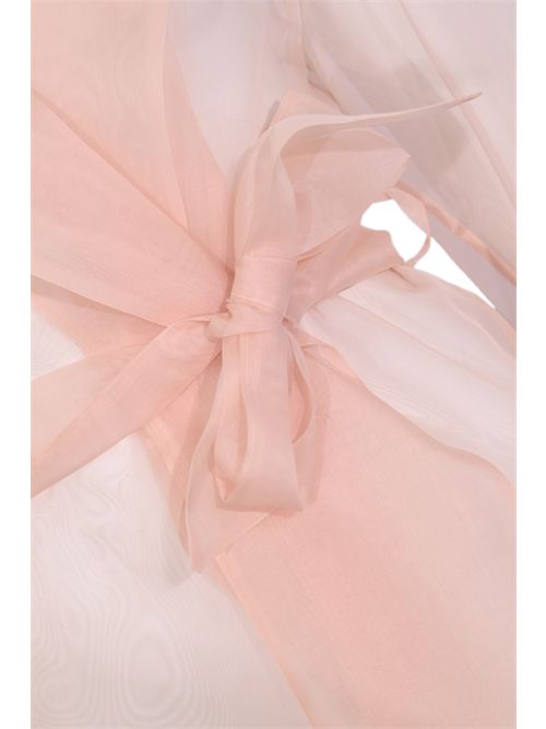 Trench in organza di seta HANITA | H.J1281.466406.NUDE