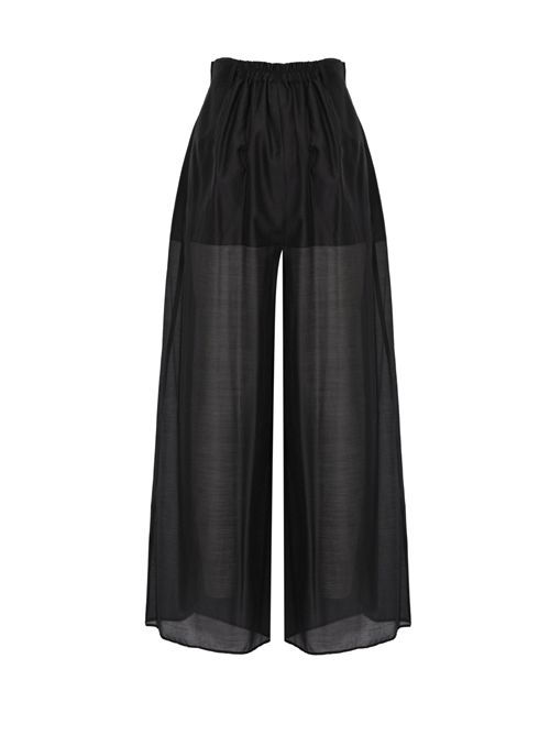 Pantalone ampio in tulle HANITA | H.P1631.4582NERO