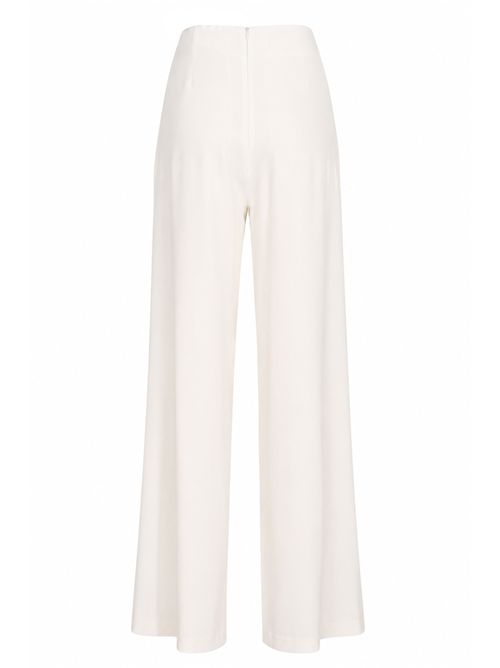 Pantalone ampio in crepe HANITA | H.P1669.4629057.PANNA