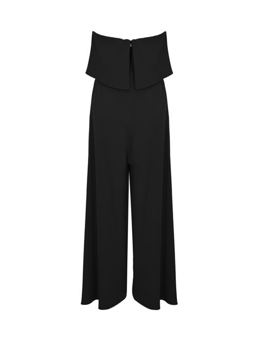 Tuta lunga in crepe HANITA | H.V3794.4558NERO