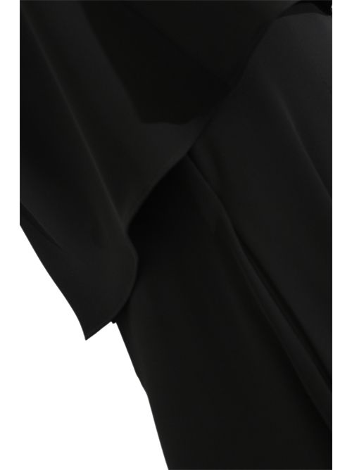 Tuta lunga in crepe HANITA | H.V3794.4558NERO
