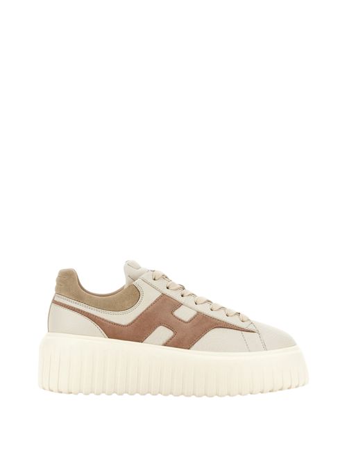 Sneakers H-Stripe in pelle e suede HOGAN | HXW6450FE91UXI0FE4