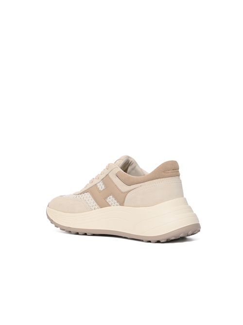 Sneakers H669 in suede e mesh Beige HOGAN | HXW6690GA70UZV0RVY
