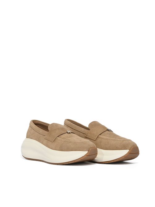 Mocassini Hogan Maxi I Active in pelle scamosciata HOGAN | HXW6960GC00BTMC808