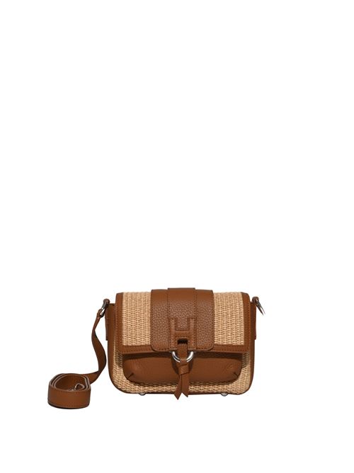 Borsa Flap Hogan Trend in pelle e rafia HOGAN | KBW01XI1100V131J26