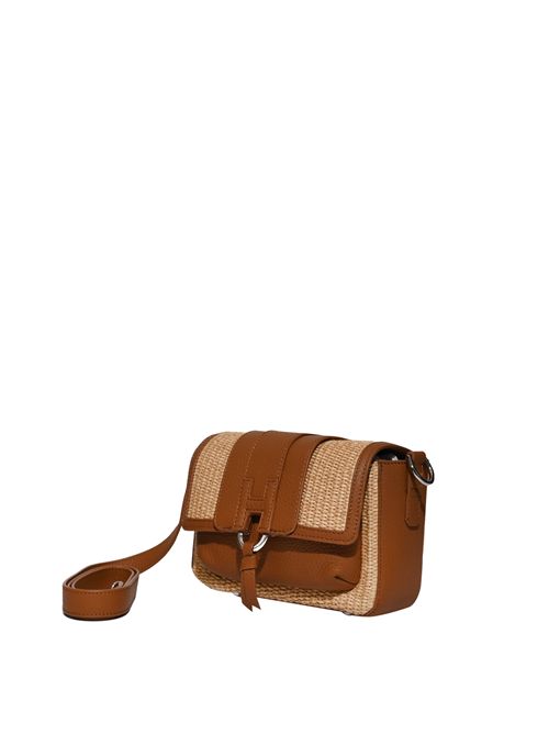 Borsa Flap Hogan Trend in pelle e rafia HOGAN | KBW01XI1100V131J26