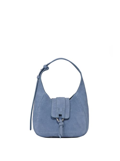 Borsa Hobo Trend Mini in suede Azzurro HOGAN | KBW01XS0100V0WU213