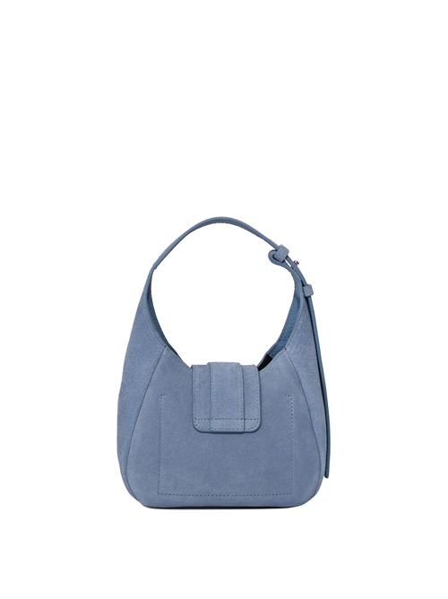 Borsa Hobo Trend Mini in suede Azzurro HOGAN | KBW01XS0100V0WU213