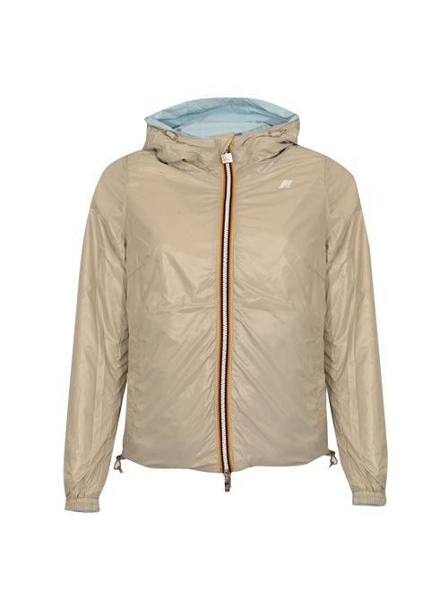 Giacca Lil 2.0 Plus.2 Reversibile Blue Dream/Beige LT K-WAY | K21348WC8K