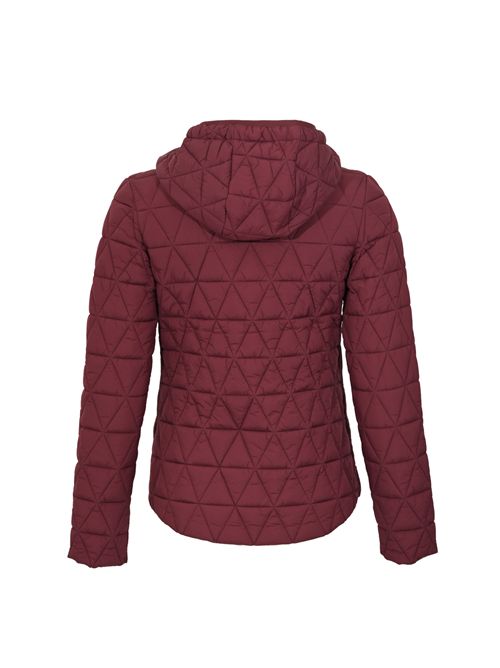 Giubbotto Lil Diamond Quilted Warm in nylon Violet Mauve Wine K-WAY | K2136EW345