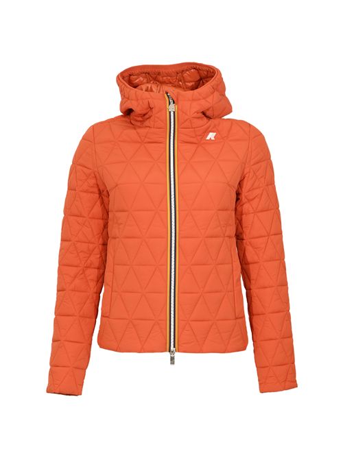 Giubbotto Lil Diamond Quilted Warm in nylon Orange Brownish K-WAY | K2136EW896