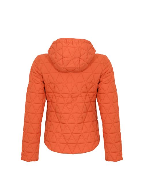 Giubbotto Lil Diamond Quilted Warm in nylon Orange Brownish K-WAY | K2136EW896