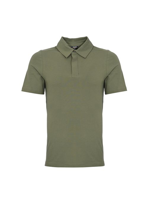 Polo Vincelle in cotone stretch Green Lichen K-WAY | K5147NWV15
