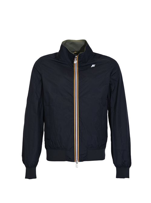 Giacca Arsene Plus.2 Reversibile Blue Depht/Green K-WAY | K6123PWB0T