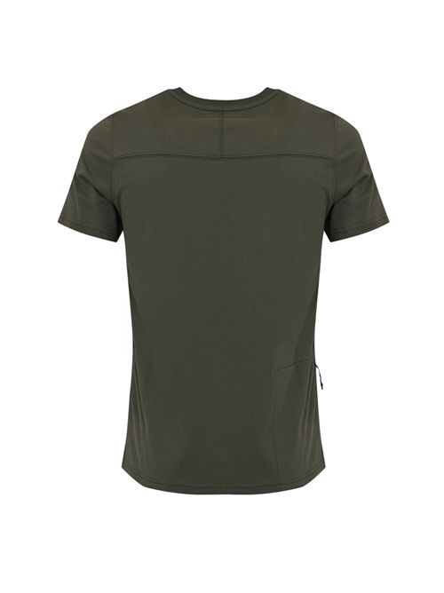 T-shirt Leonide in jersey di cotone Green Blackish K-WAY | K7142KWWMR