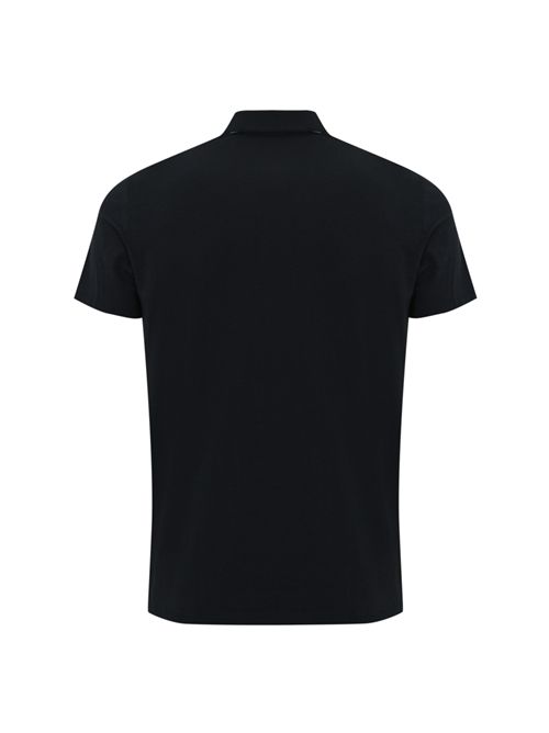 Polo Revo in cotone stretch Blue/Black RRD | 2620160