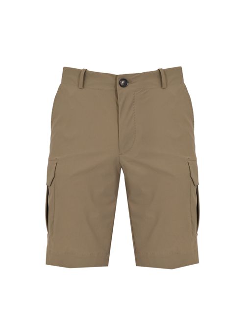 Bermuda Surflex Cargo Short Pant in tessuto tecnico Tabacco RRD | 2630786