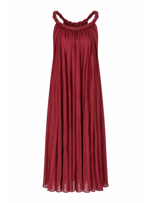 Abito lungo Aura in mussola di cotone Semicouture | S6SI40D57-0