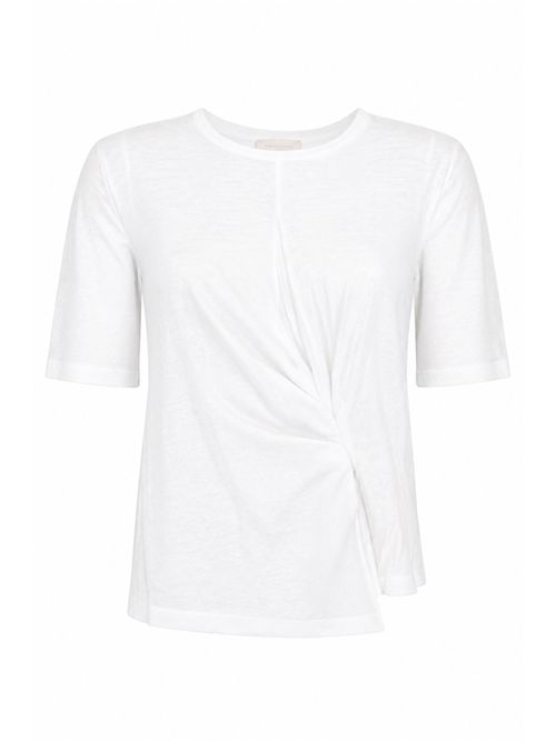 T-shirt Ophelia in misto cotone Bianco Semicouture | S6SJ35A03-0