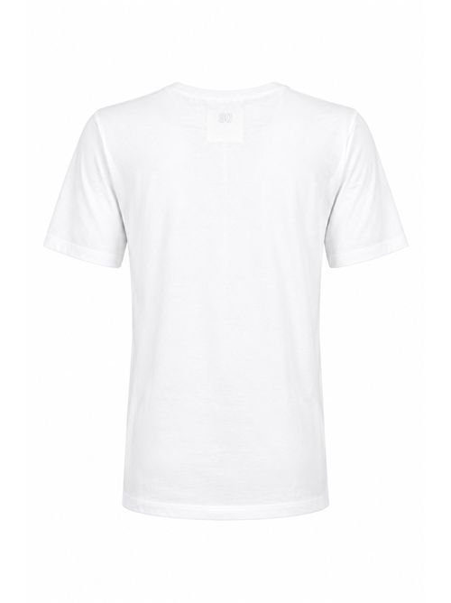 T-shirt Ophelia in misto cotone Bianco Semicouture | S6SJ35A03-0