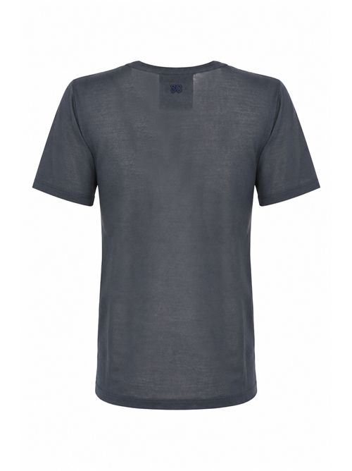 T-shirt Ophelia in misto cotone Marine Semicouture | S6SJ35N10-1
