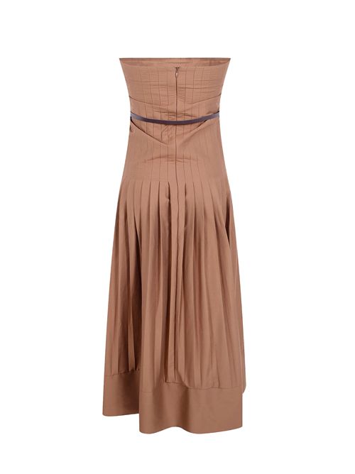 Abito Norma in popeline di cotone plissé Semicouture | S6SK27T89-1