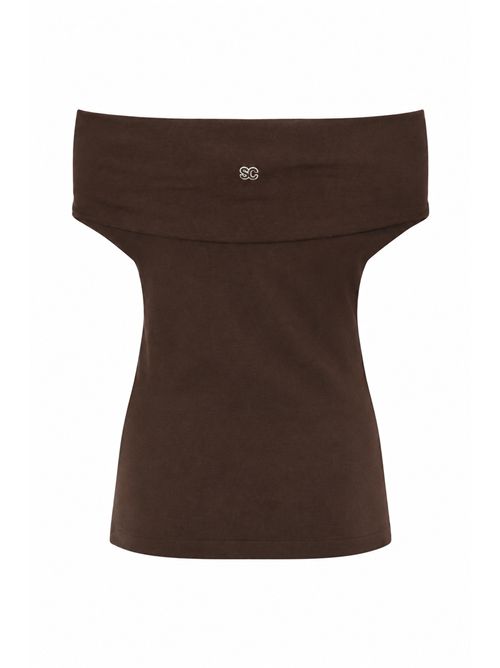 Top Angels in maglia di cotone stretch Semicouture | Y6SA17V22-0