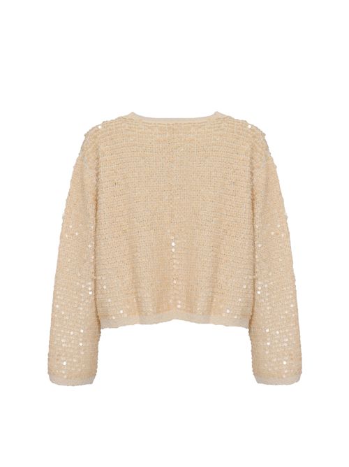 Maglia Arona in cotone con paillettes Semicouture | Y6SG03PLT09