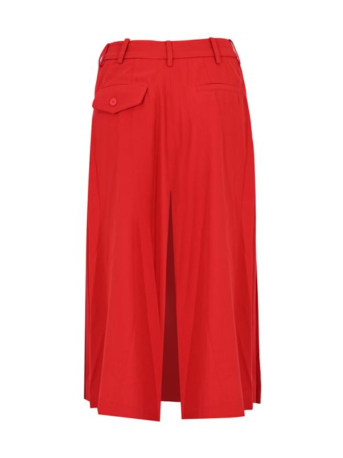 Gonna plissettata Dalila in misto viscosa e lana Semicouture | Y6SI23D15-0