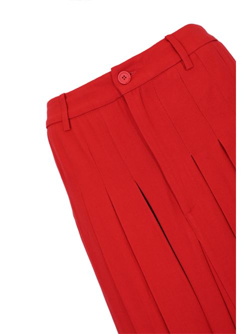 Gonna plissettata Dalila in misto viscosa e lana Semicouture | Y6SI23D15-0