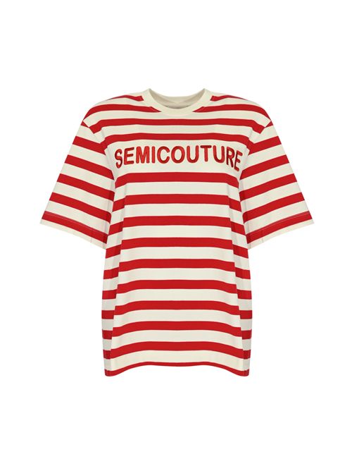 Maglia Carmelita over in cotone Semicouture | Y6SJ09RG108